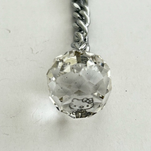 Vintage Hello Kitty Crystal Keychain Charm Sanrio Employee Gift~ 1980’s Rare! - Picture 3 of 11